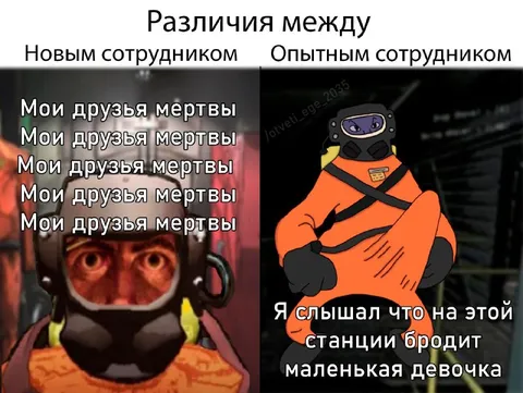 Различия между сотрудниками станции