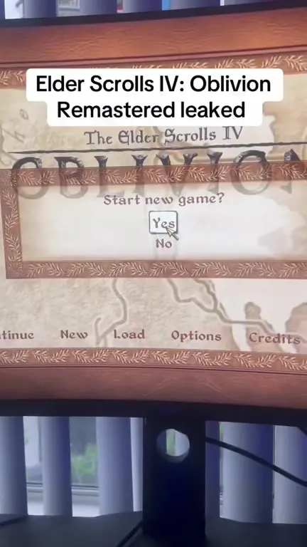 Oblivion Remastered Leak Is Skyrim