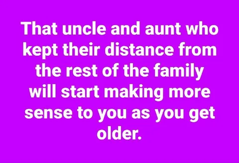 Uncle and Aunt Make More Sense