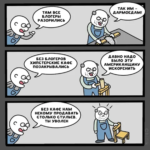 Без блогеров нет кафе
