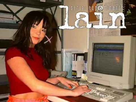 Lain at the Computer