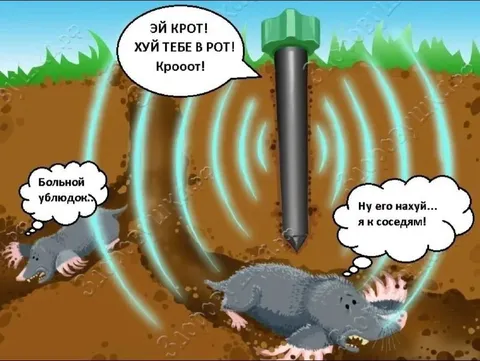 Крот услышал вибрацию