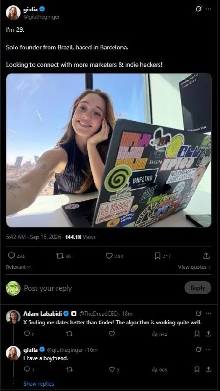 X Finds Me Dates Better Than Tinder