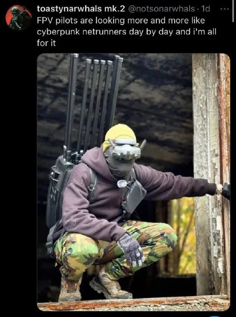 FPV Pilots Look Like Netrunners