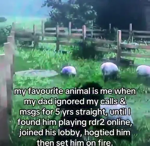 Hogtied Dad in Red Dead Online