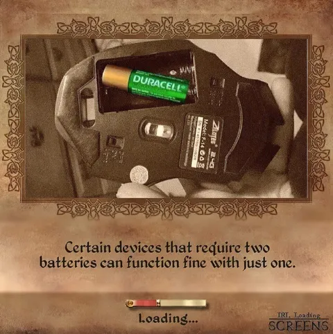 One Battery Loading Screen