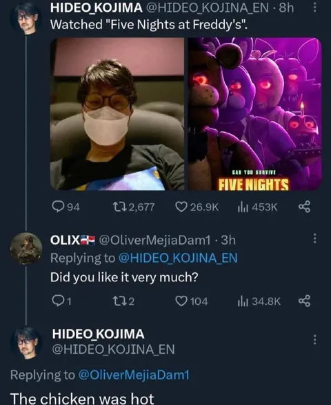 The Chicken Was Hot