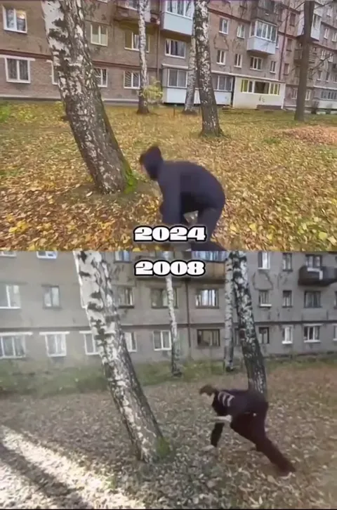 Как изменился двор с 2008 по 2024