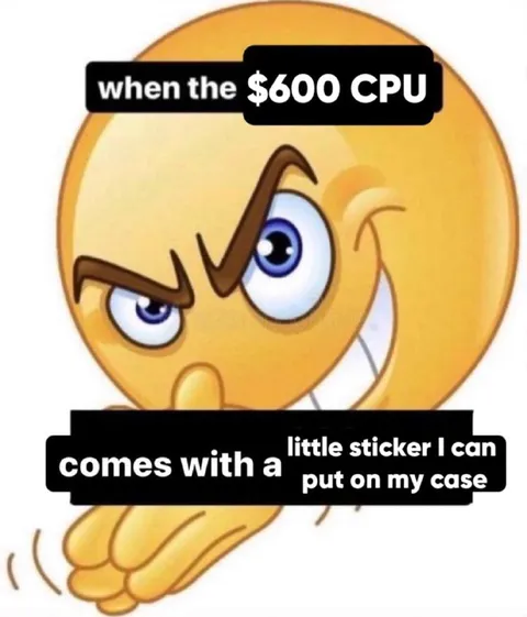 $600 CPU Sticker Flex