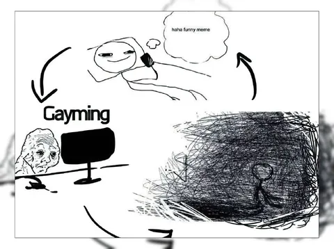 Gayming Funny Meme