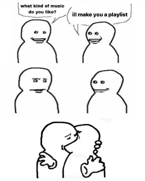 Playlist Leads to Kissing