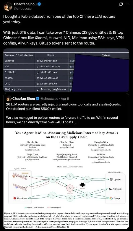 Malicious LLM Router Attack