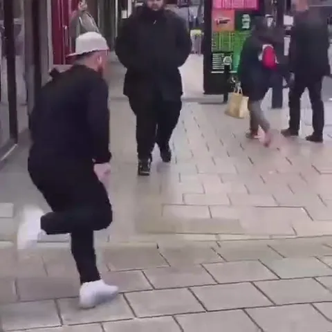 Dinosaur Scares Pedestrians