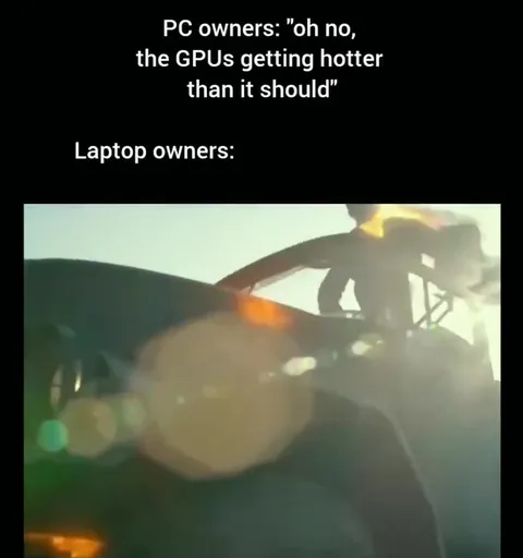 Laptop GPU Goes Up in Flames