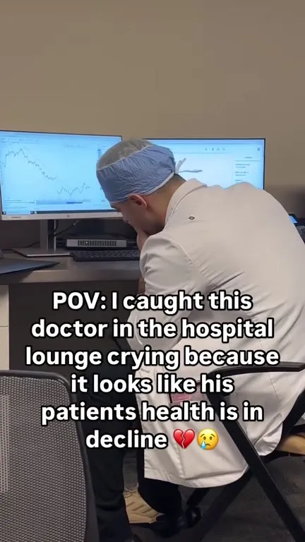 Doctor Cries Over Declining Patient