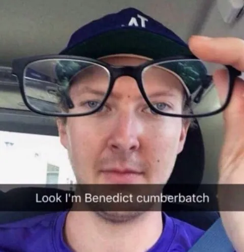 Look I'm Benedict Cumberbatch