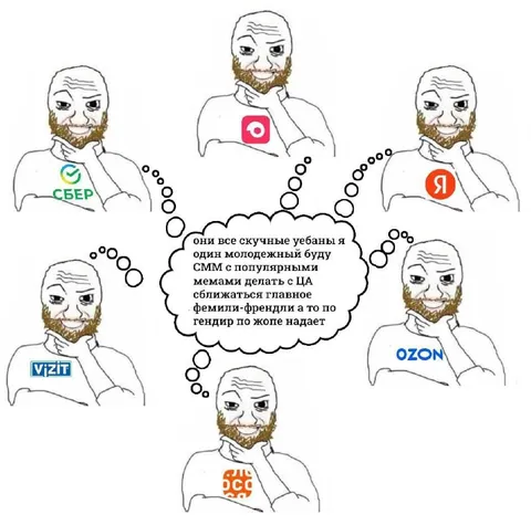 Молодёжный СММ с популярными мемами