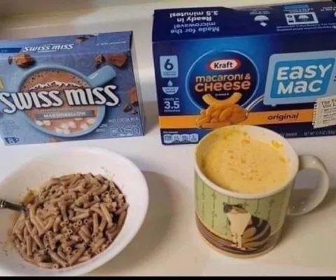 Swiss Miss Mac and Cheese Disaster
