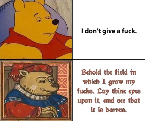 I Don’t Give a Fuck