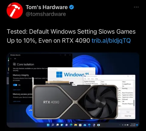 Default Windows Setting Slows Games