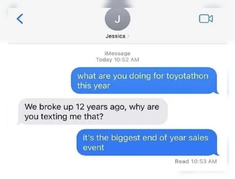 Texting an Ex About Toyotathon