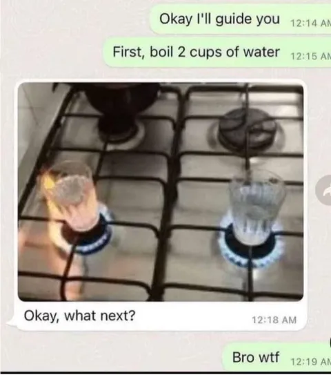 Boiling Water in Glasses