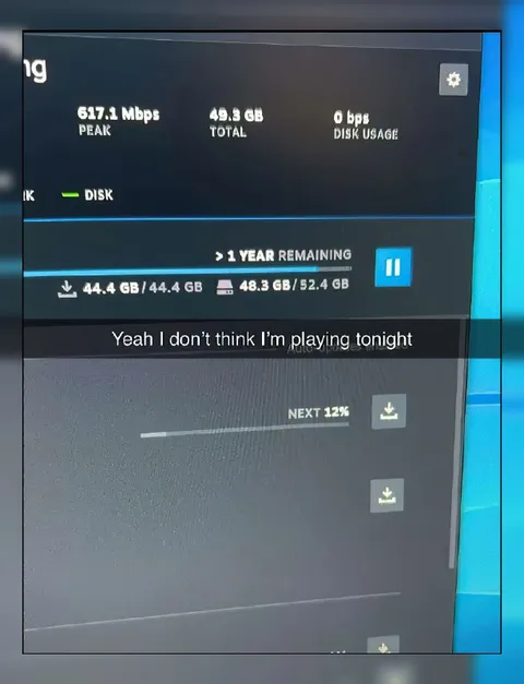 One Year Download Remaining