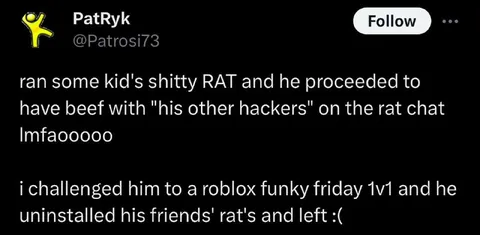 Roblox Rat Chat Drama