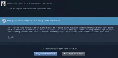 Steam Support Sings Scatman's World
