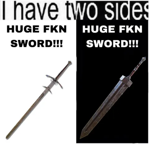 I Have Two Sides Swords