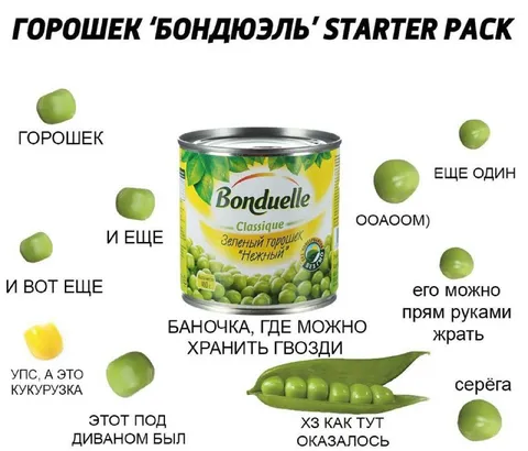 Горошек Бондюэль starter pack