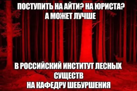 Кафедра шебуршения в лесном институте