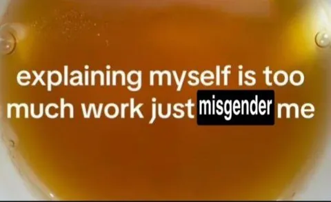 Just Misgender Me