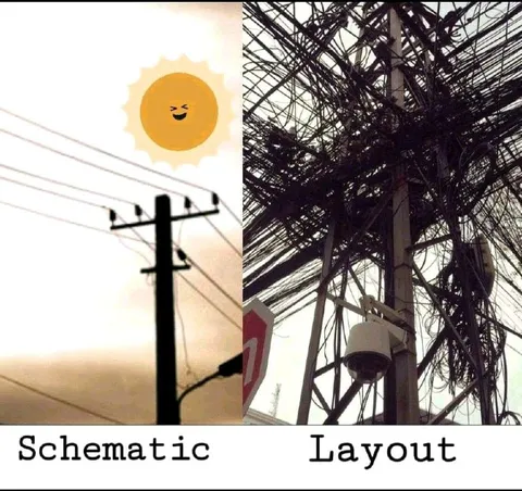 Schematic Versus Real-World Layout
