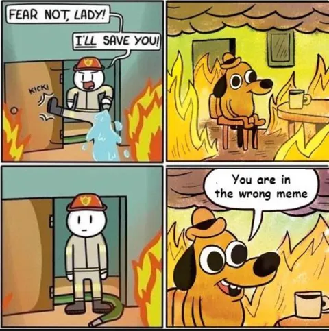 You Are in the Wrong Meme
