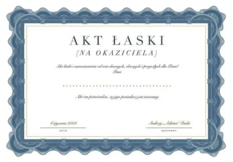 Akt łaski na okaziciela