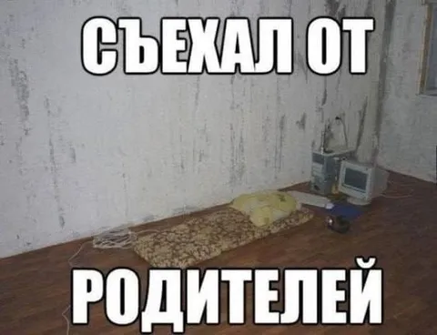 Съехал от родителей