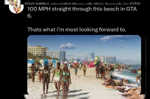 GTA 6 Beach Speeding