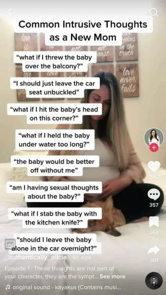 Common Intrusive Thoughts as a New Mom