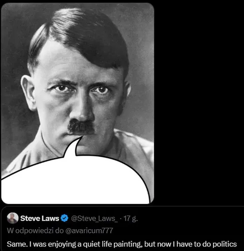 Hitler Has to Do Politics