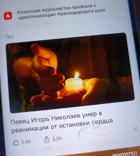 Игорь Николаев умер в реанимации