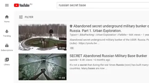 Searching for a Russian Secret Base