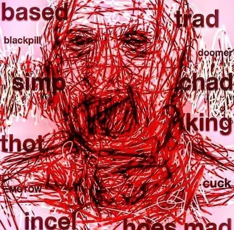 Chaotic Redpill Ideology Collage