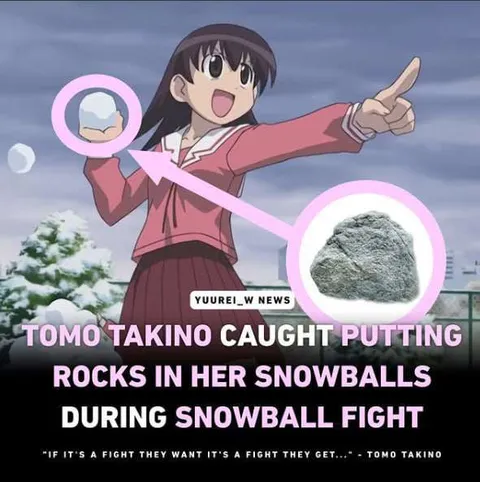 Tomo Takino Snowball Fight