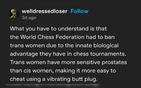 Chess Federation Bans Trans Women