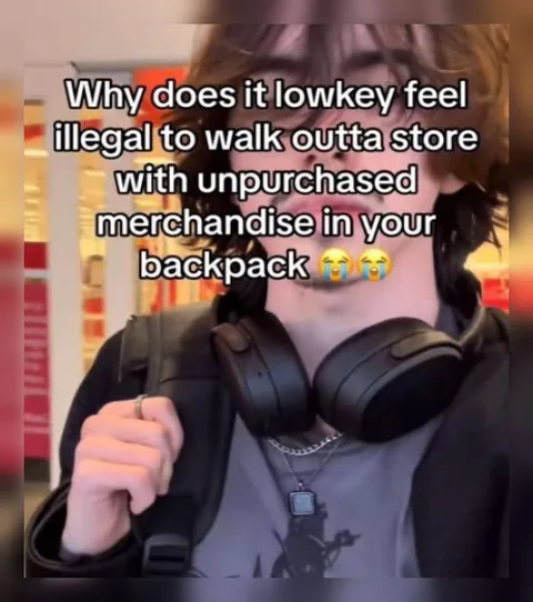 Leaving the Store With Unpurchased Merchandise