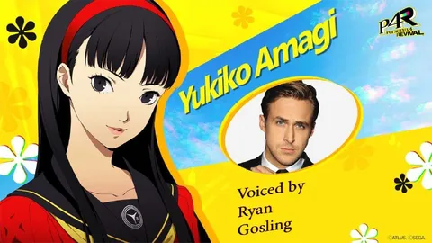 Yukiko Amagi Voiced by Ryan Gosling