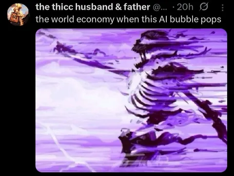 World Economy AI Bubble Pops