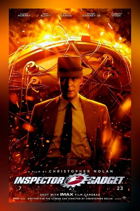 Inspector Gadget Oppenheimer Poster