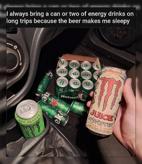 Energy Drinks for Long Trips